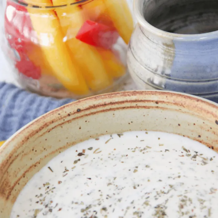 healthy dip for raw vegetables