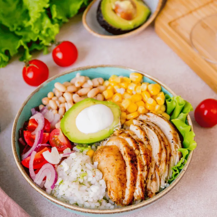 weight watchers chicken burrito bowl