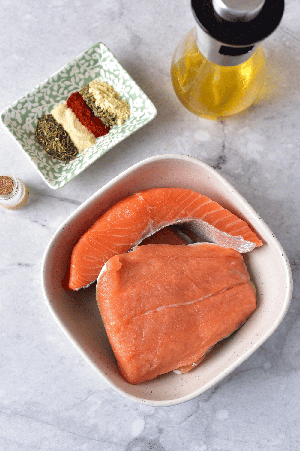 ingredients for air fryer salmon bites