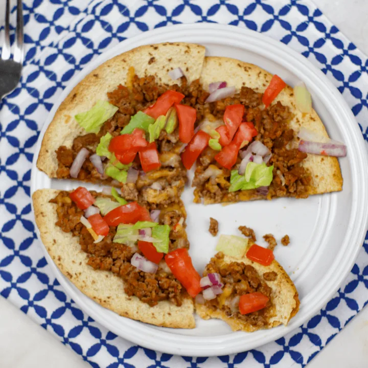 WW Flatbread Taco Pizza