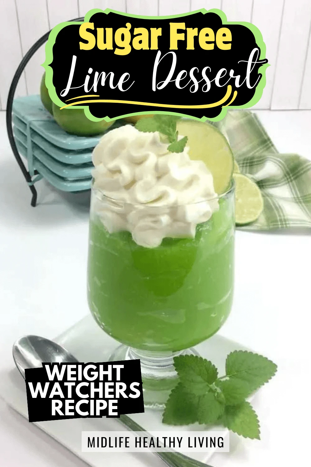 Sugar Free Lime Dessert for Weight Watchers