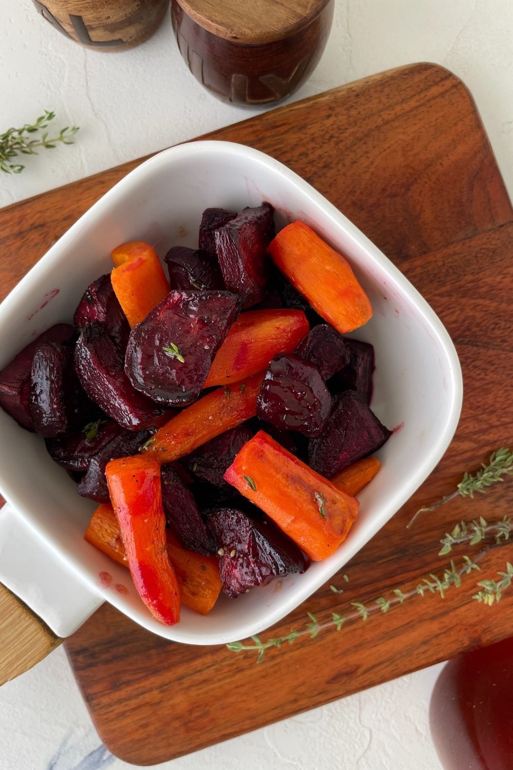 Roasted Beets and Carrots
