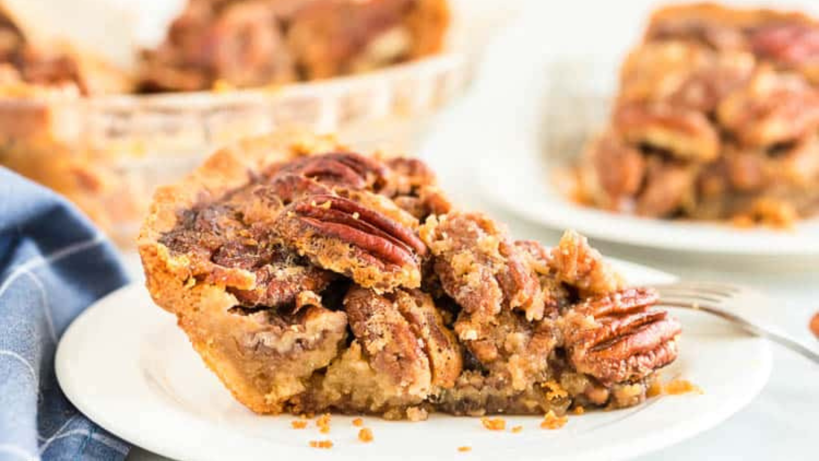 A pecan pie without corn syrup or brown sugar.