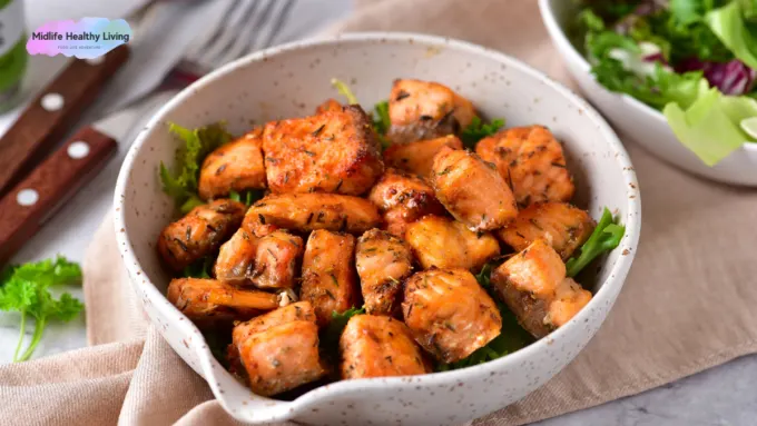 air fryer salmon cubes recipe