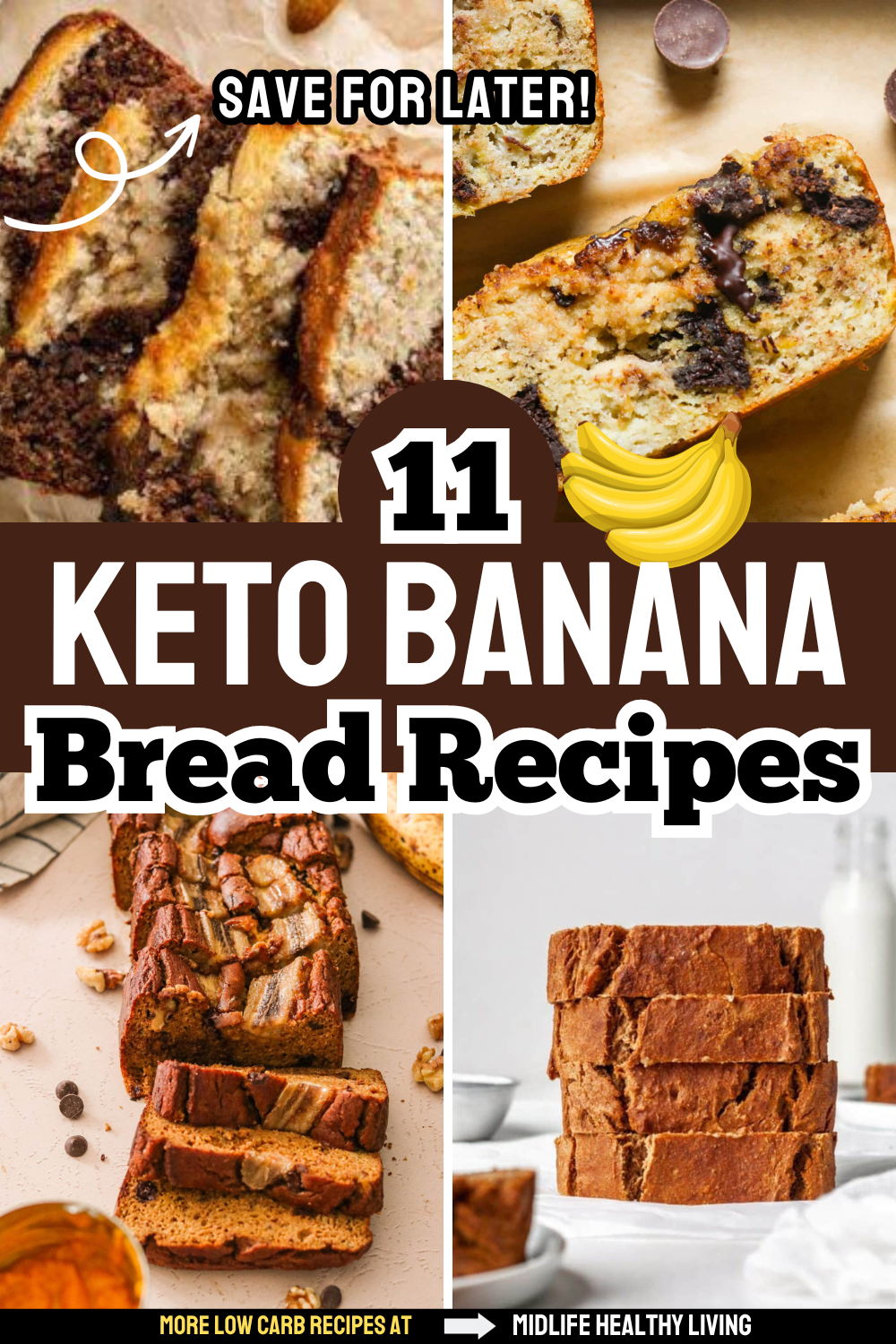 low carb banana bread recipes to try