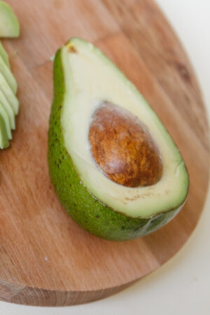 up close photo of avocado