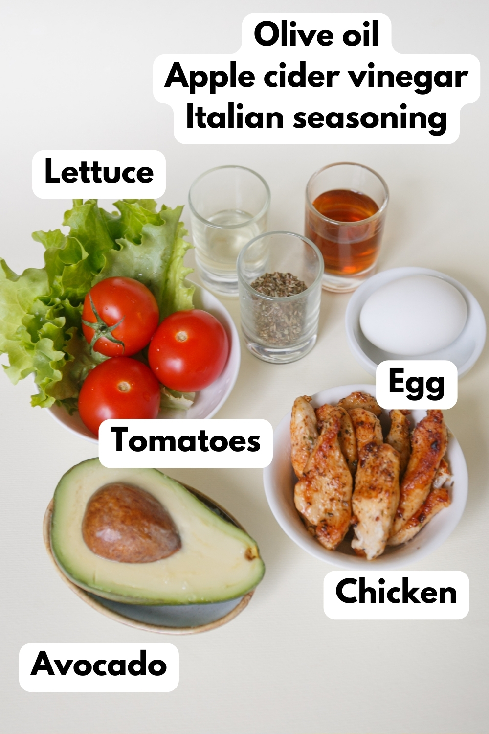 chicken salad with avocados ingredients