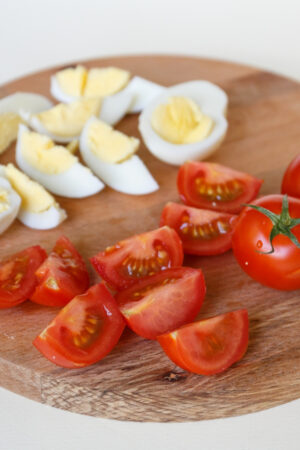 eggs and tomatoes