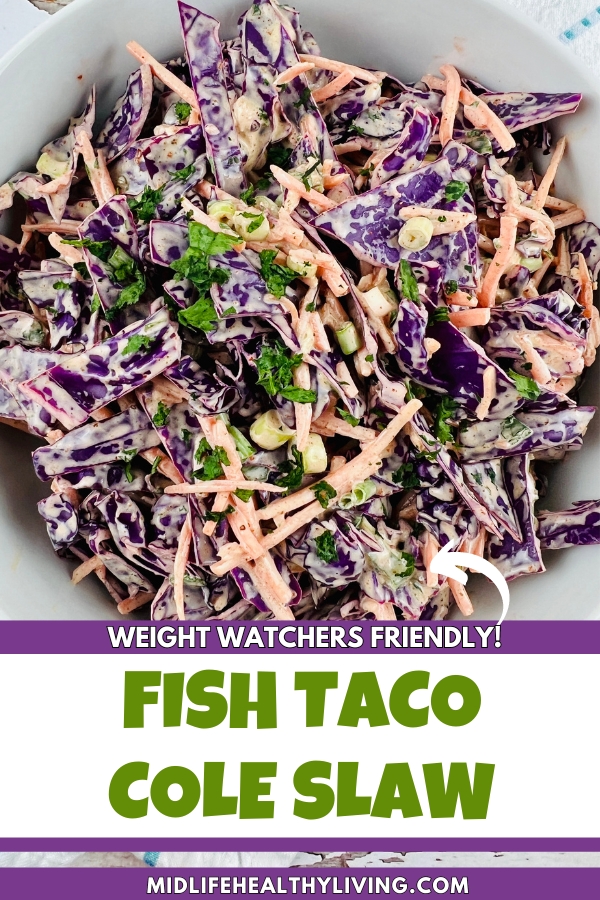 Pin image for fish taco cole slaw